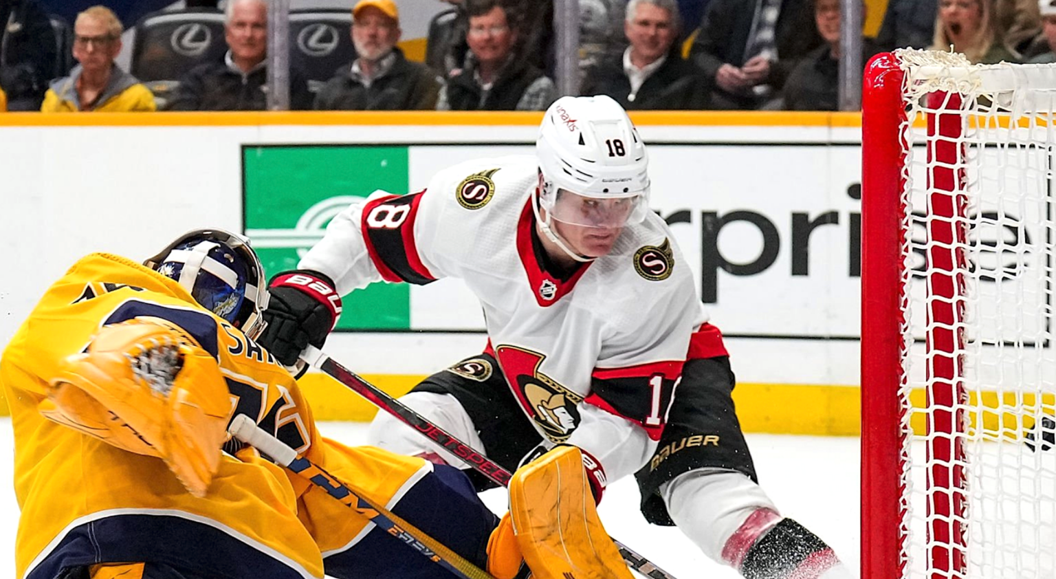 Ottawa Senators at Nashville Predators Best Bets and Predictions